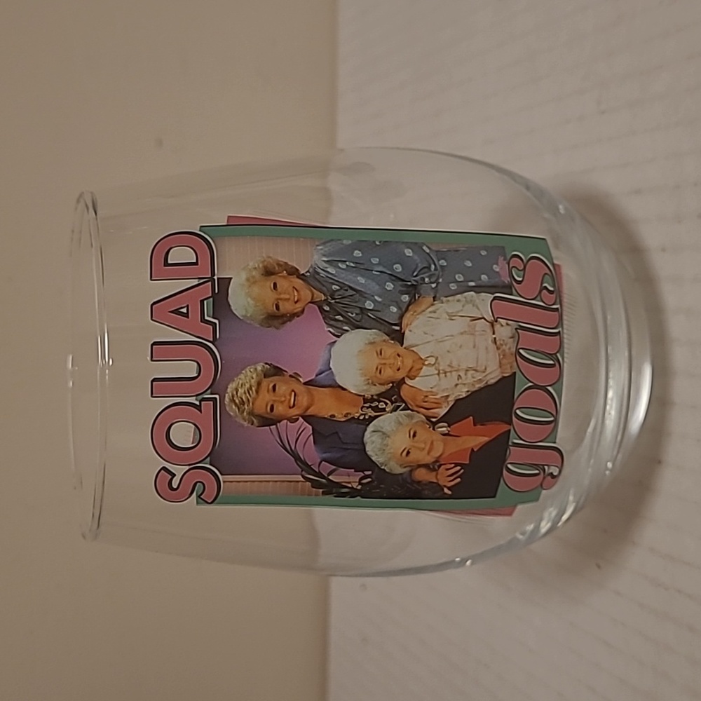 The Golden Girls Squad Goals Glass
